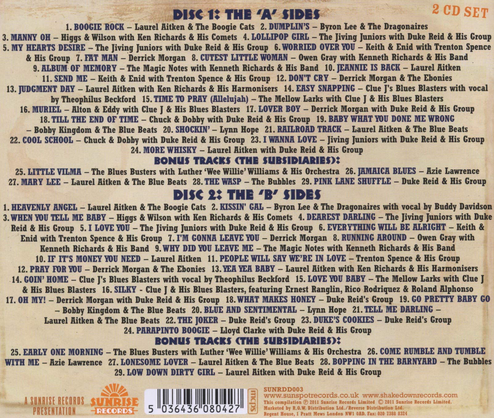 The Story Of Blue Beat 1960: The Best In Ska