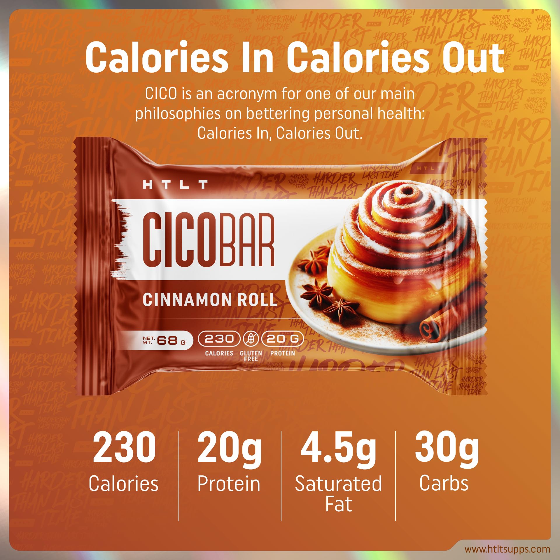 HTLT Supplements CICO Protein Bar, Cinnamon Roll, 12 Pack — Amazon image 4