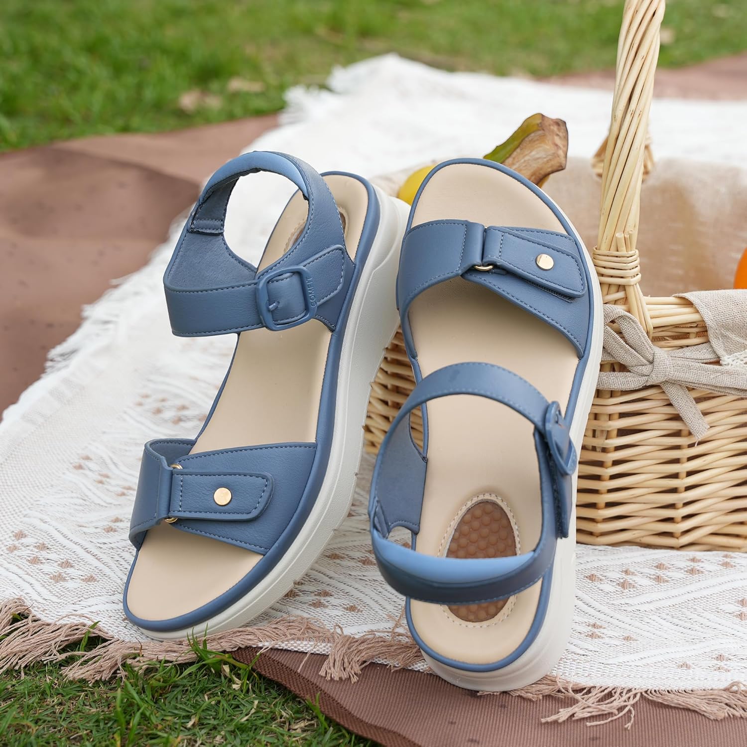 ORTOREX Women Massage Sandals Orthopedic Walking Sandals - Image 4