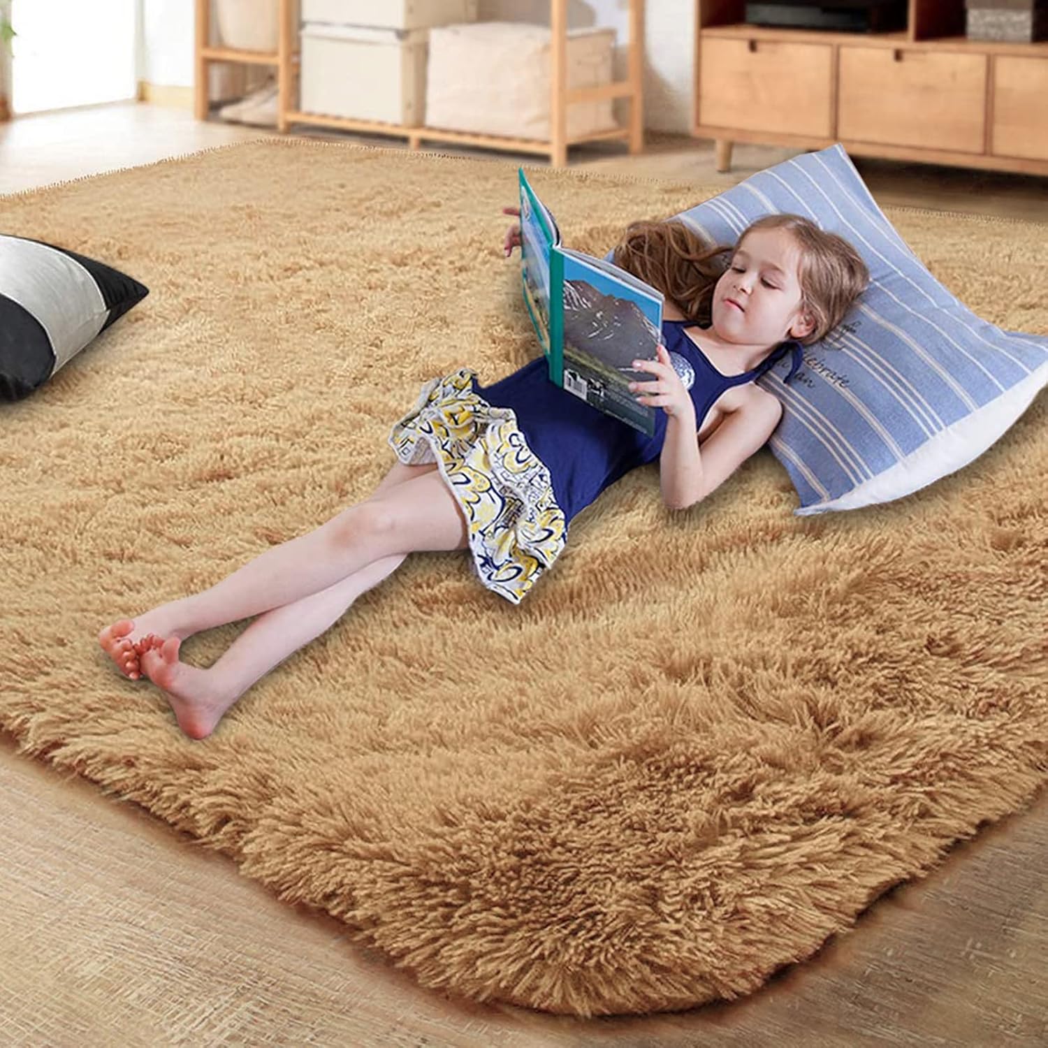 RugsUltra Soft Indoor Modern Area Rugs Fluffy Living Room