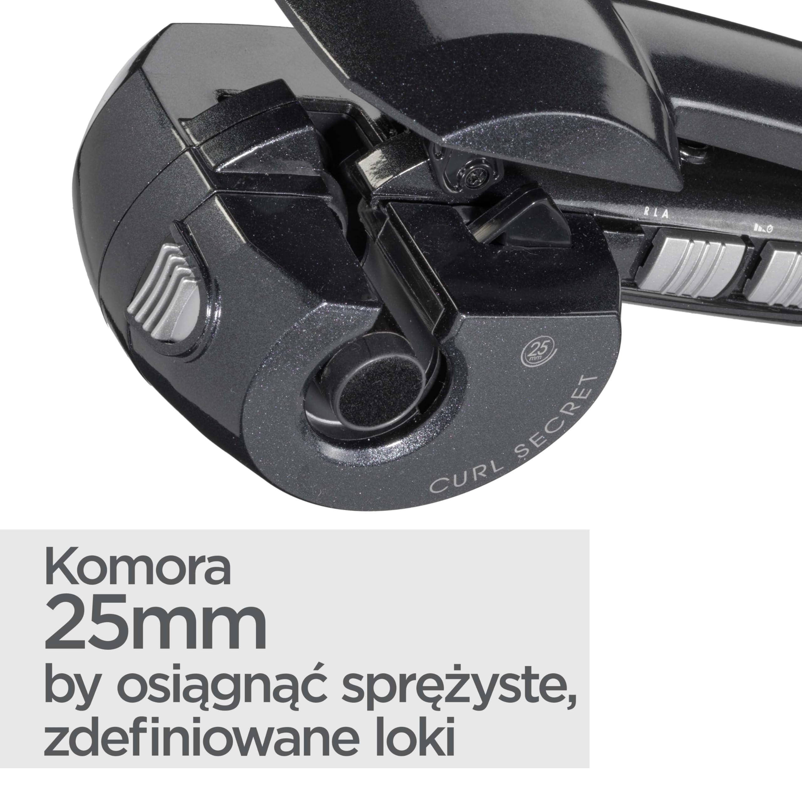 BaByliss Curl Secret C1300E Automatyczna lokówka Ionic 2, 190-230°C, 25-35 mm, czarna