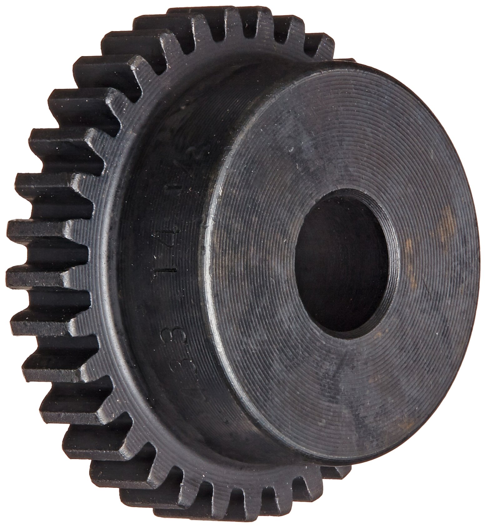 Martin S2411 Spur Gear, 14.5° Pressure Angle, High Carbon Steel, Inch, 24 Pitch, 1/4