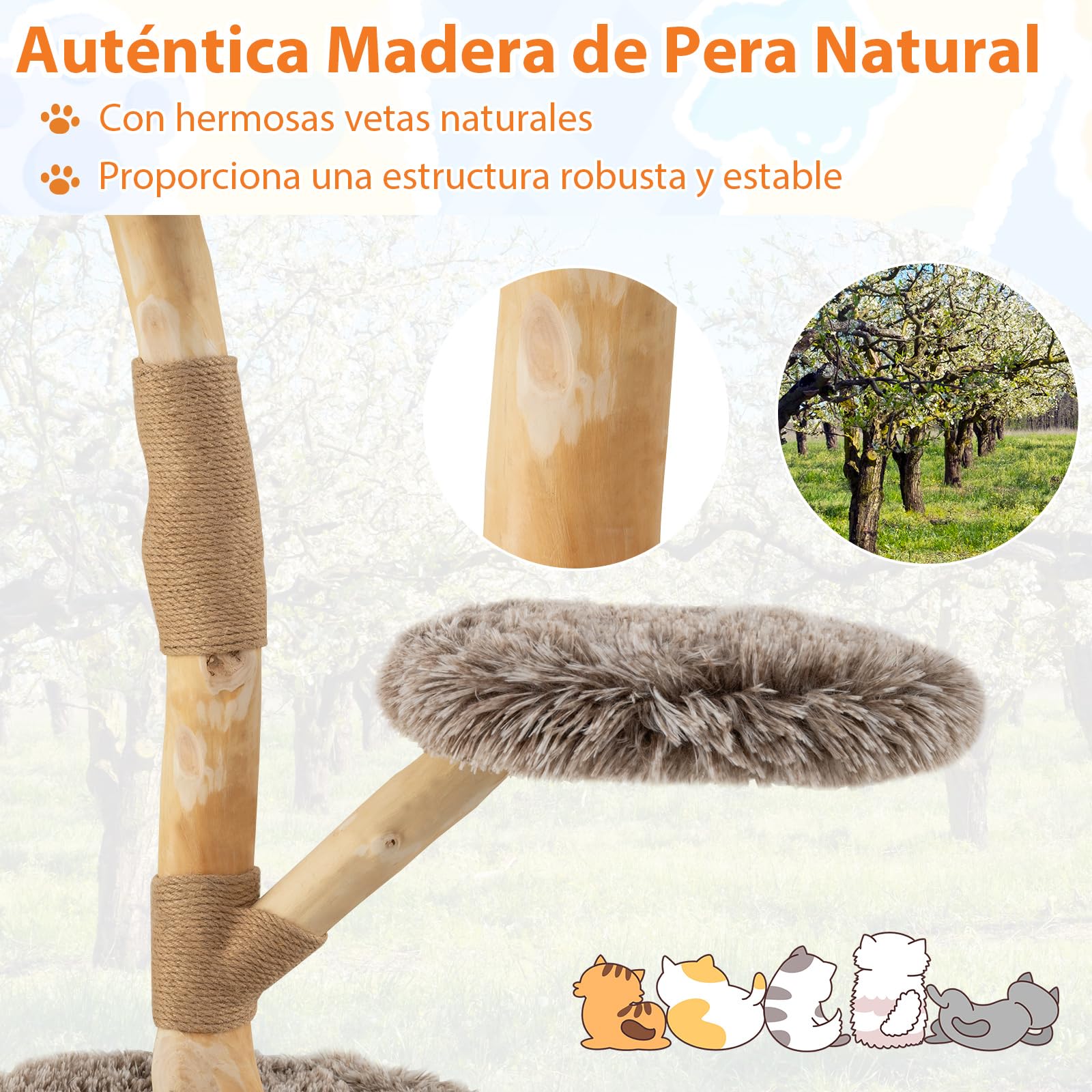 COSTWAY Árbol Rascado para Gatos de 90cm, Torre Rascador con Plataformas, Cuerda de Yute y Postes de Sisal, Torre de Escalada para Gatos en Interior de Madera para Descansar, Jugar y Afilar (Gris)