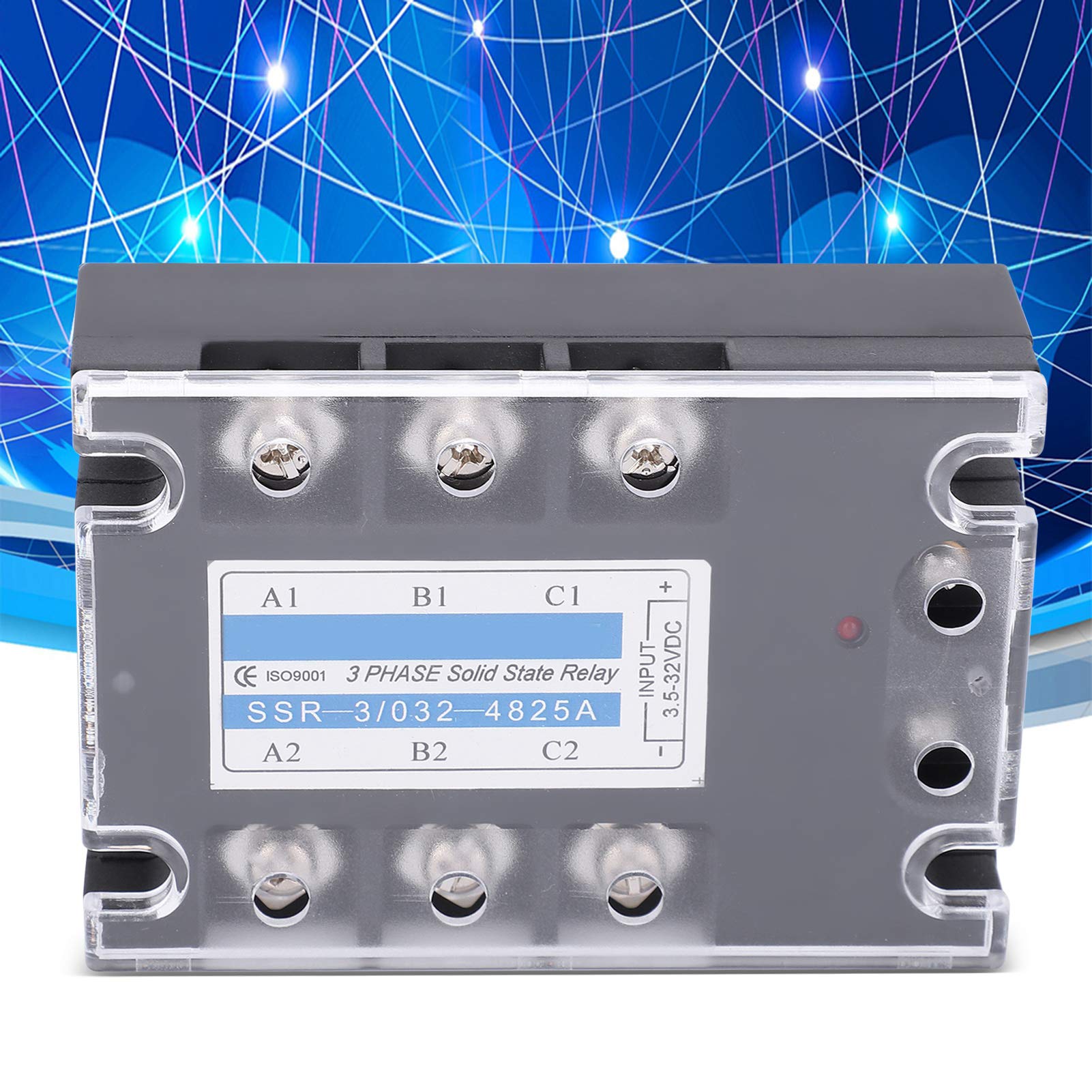 ThreePhase Solid State Relay DC Control AC SSR Workable in Harsh Environment Food Machinery for Petrochemical Equipment