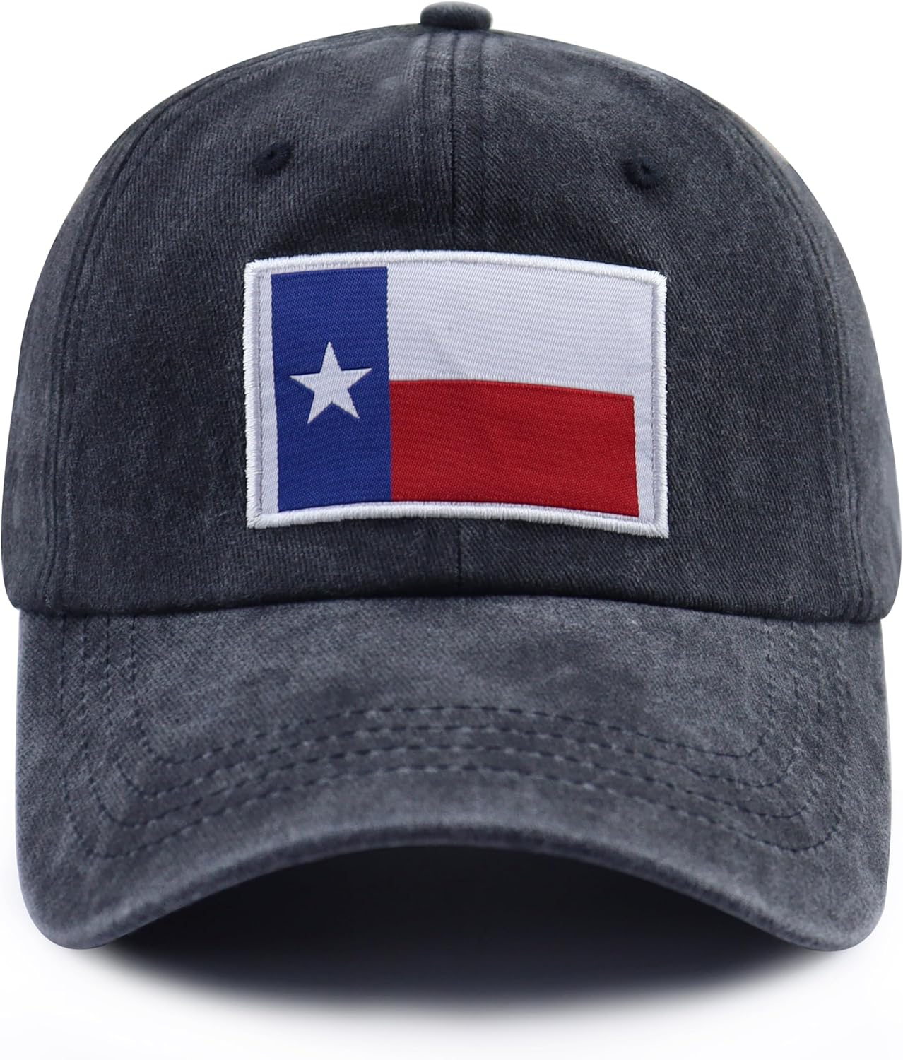 Texas State Flag Hats for Men Women, Vintage Cotton Embroidered Lone Star State Baseball Cap