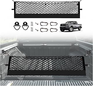 Muslogy Truck Bed Cargo Net Trunk Netting Compatible with Nissan Frontier 2022-2025 2026 (Extra