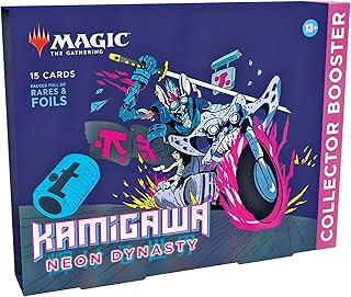 Magic The Gathering Kamigawa: Neon Dynasty Collector Booster | 15 Magic Cards