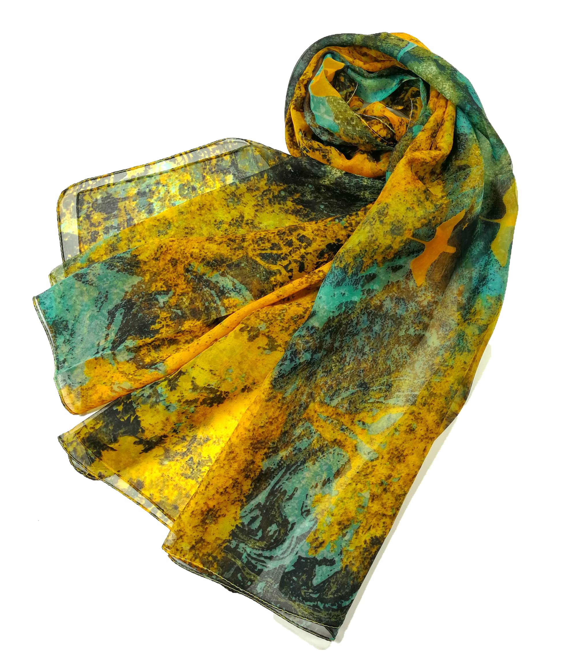 Shanlin Super Large Silk Feel Floral Scarves for Women in Gift Box