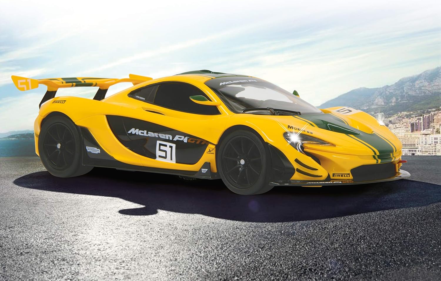 Jamara 405092 1:14 "Yellow Mclaren P1 GTR 2.4g Model