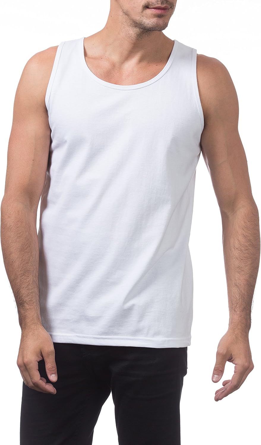 Pro Club Men’s Heavyweight Cotton Tank Top Outerwear - Image 5