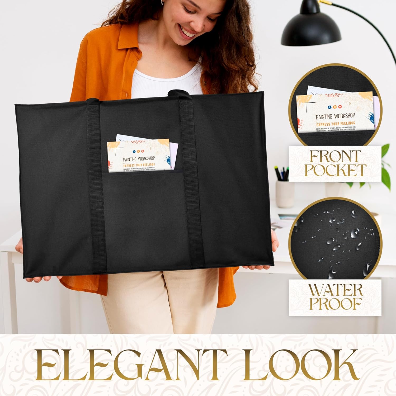 Art Portfolio Case, Art Storage Bag to Store the Portfolio, Art Portfolio Fabrics, Art Bag, Art Portfolio Case 24 x 36, Portfolio for Works of Art, Portafolio