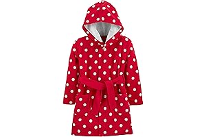Trendy 3T Toddler Bath Robe for Baby Girls