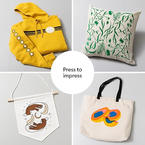 Miniatura 9 de Cricut EasyPress SE - Prensa térmica de 9 x 9 pulgadas + alfombrilla Cricut EasyPress, 12 x 12 pulgadas, máquina de transferencia de calor