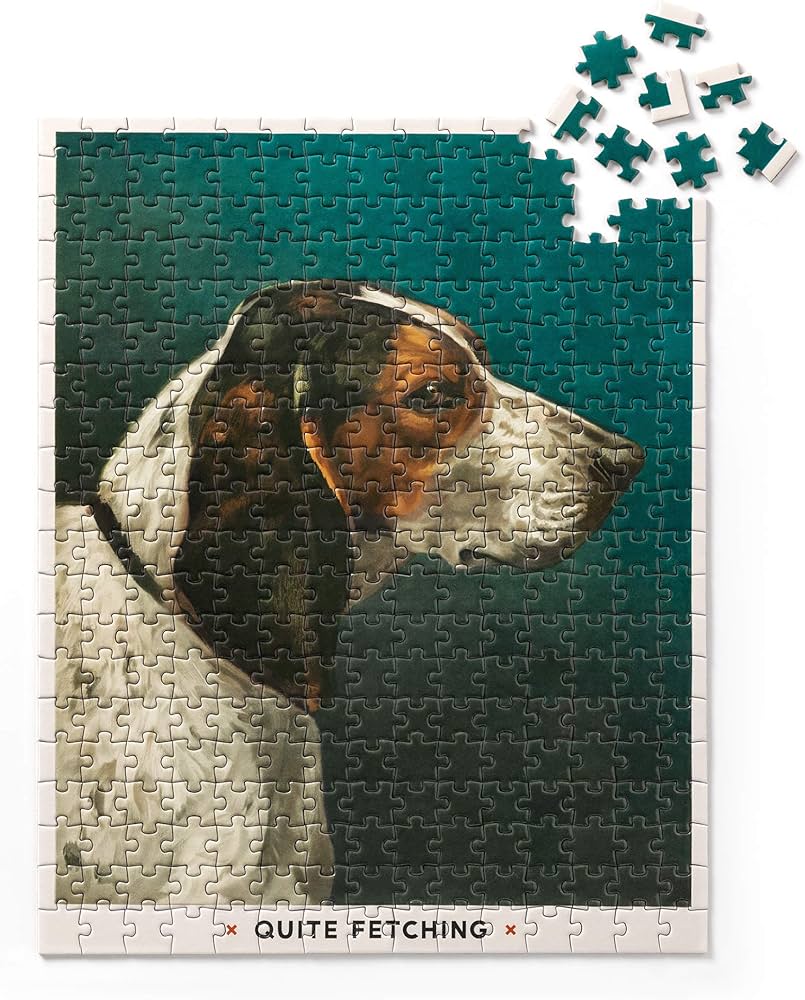 Amazon.com: Brass Monkey Quite Fetching 300-Piece Apartment Jigsaw