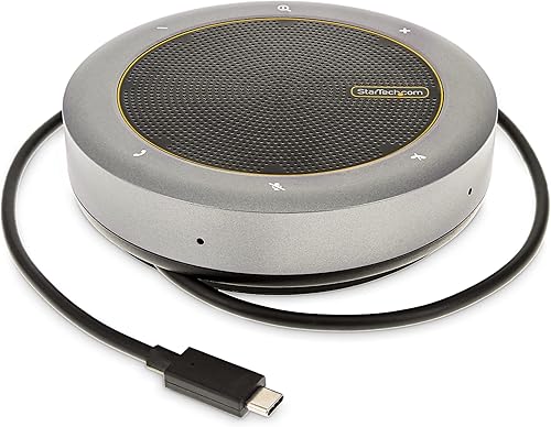 StarTech. com Estación de acoplamiento para altavoz USB-C para MacBook Pro M1 M2 M3 M4 y Windows, 4K 60Hz HDMI o video VGA 1080p, Hub USB 5Gbps,