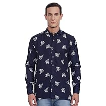 WOMEN’S DEZIER Men’s Regular Shirt (4799S-706-blue_Multicolor Large)