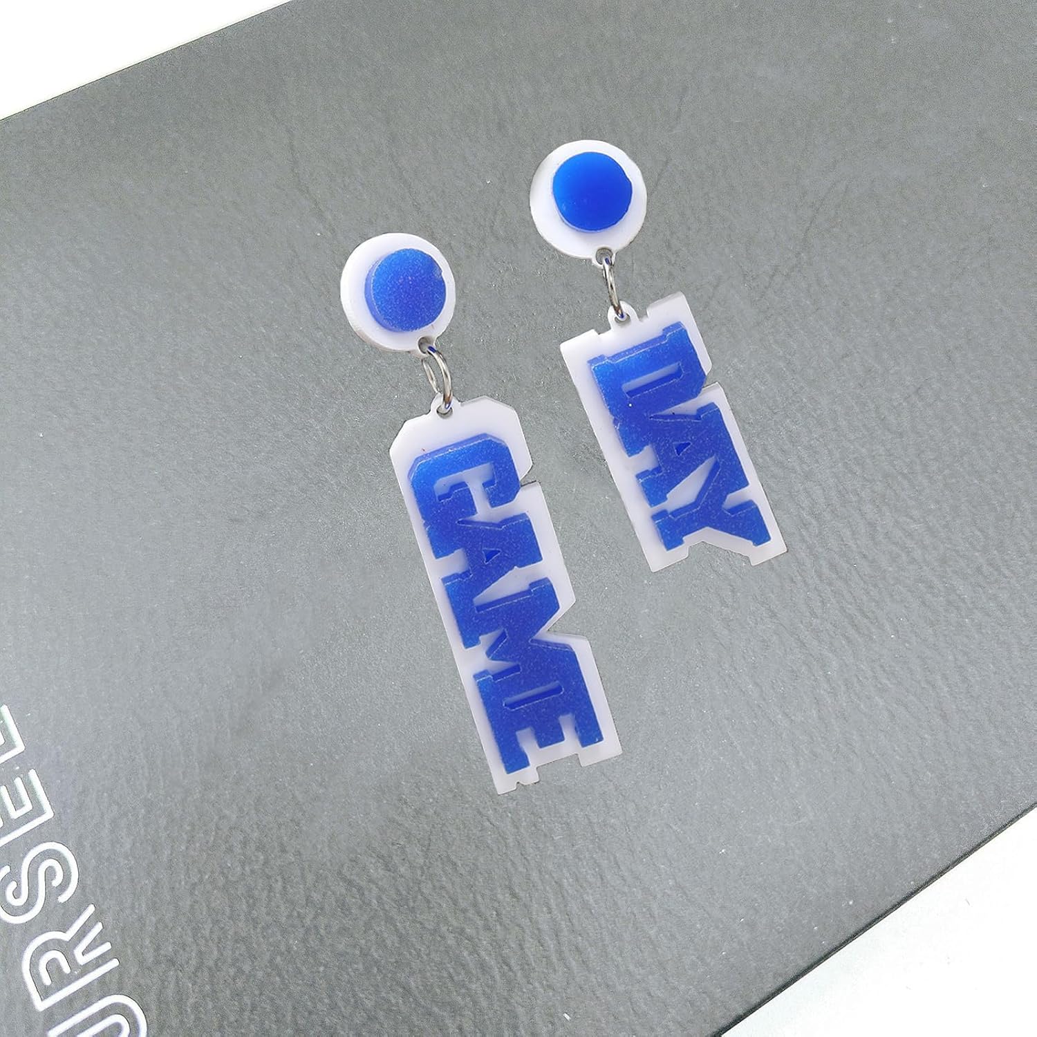 Football Earrings for Women Game Day Earrings Dangle Sports Lover Jewelry Bow Football Gift for Women Fans - Image 7