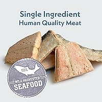 Vista 8 de Fresh Is Best Filetes de salmón liofilizados para perros – Pescado crudo liofilizado para gatos y caninos en bolsa resellable con cremallera