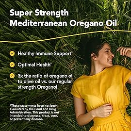 North American Herb & Spice Super Strength Oreganol - 1 fl. oz. - Unprocessed, Wild, Organic Oregano Oil - Mediterranean Source P73 - Non-GMO - 432 Servings