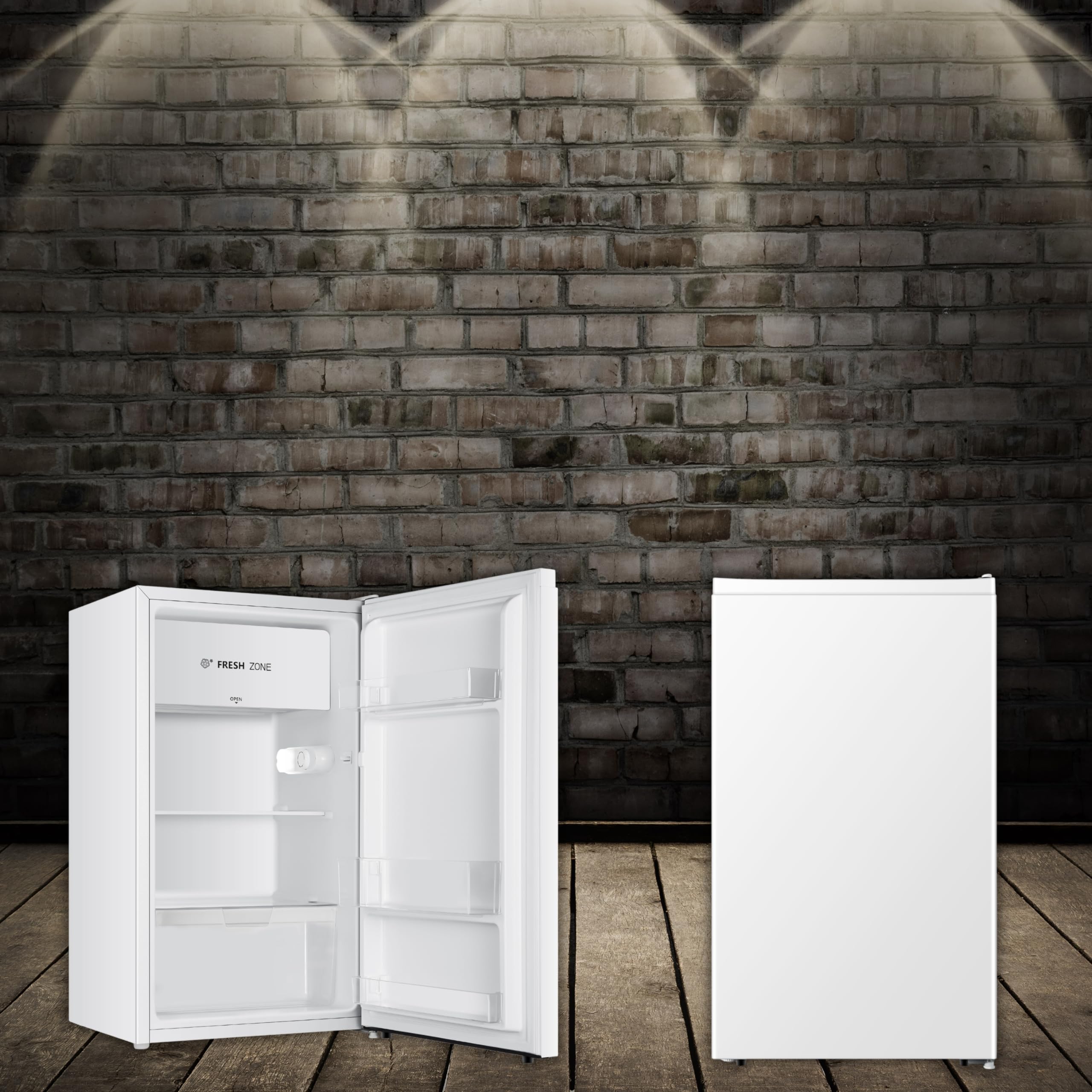PKM KS93E Kühlschrank 94 Liter Weiß 36 dB leise Energieeffizienzklasse E