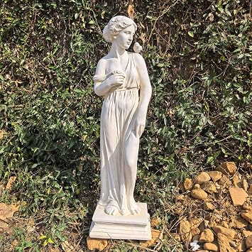 Outdoor Statue, Nymph Sculpture Goddess of Greek Mythology Roman Style for Garden Patio Yard Lawn Porch Decor (Nymph)