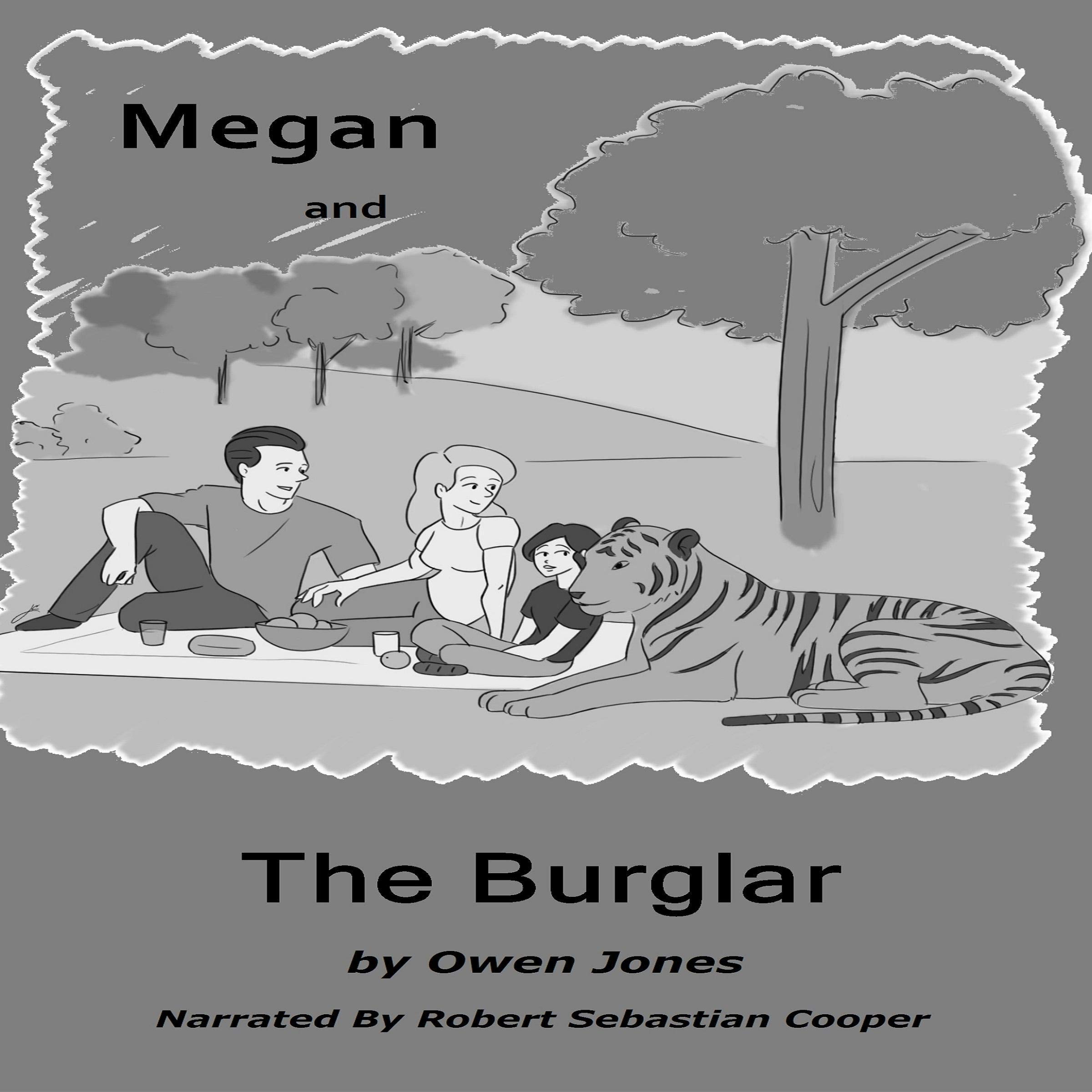 Cover art for Megan and the Burglar: A Spirit Guide, a Ghost Tiger and One Scary Mother!