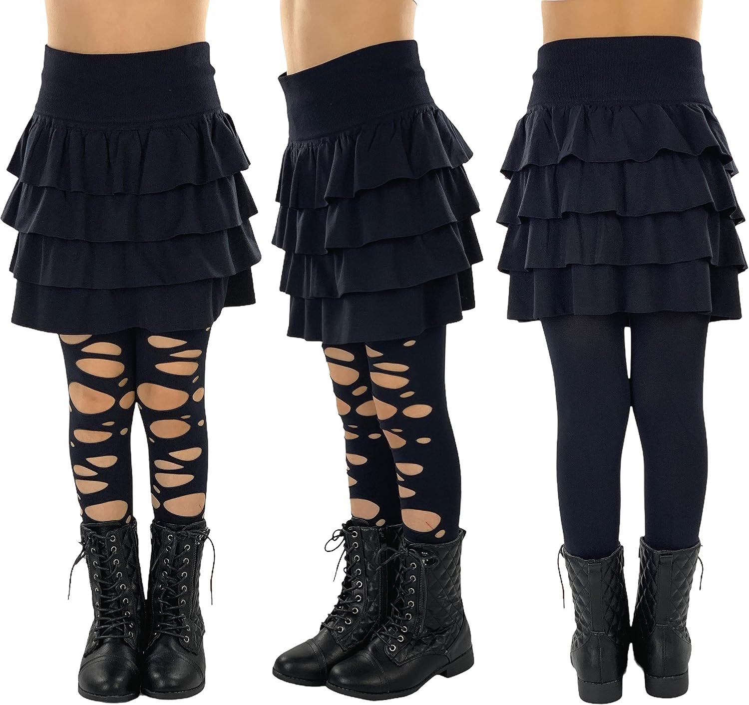 ToBeInStyle Girl's Halloween Costume Assorted Full Length Pantyhose Nylon Tights
