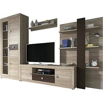 HomeSouth - Mueble de Comedor con Leds, Salon Vitrina Modelo Julieta