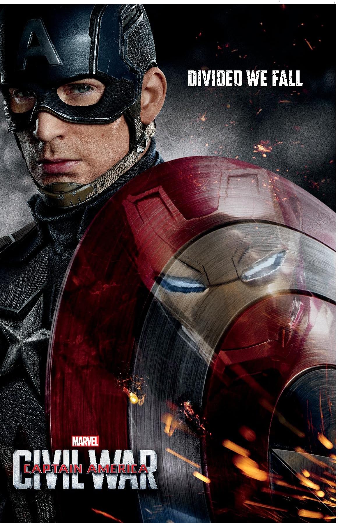 Trends International Marvel Cinematic Universe - Captain America - Civil War - Shield Reflection One Sheet Wall Poster, 22.375" x 34", Premium Unframed Version