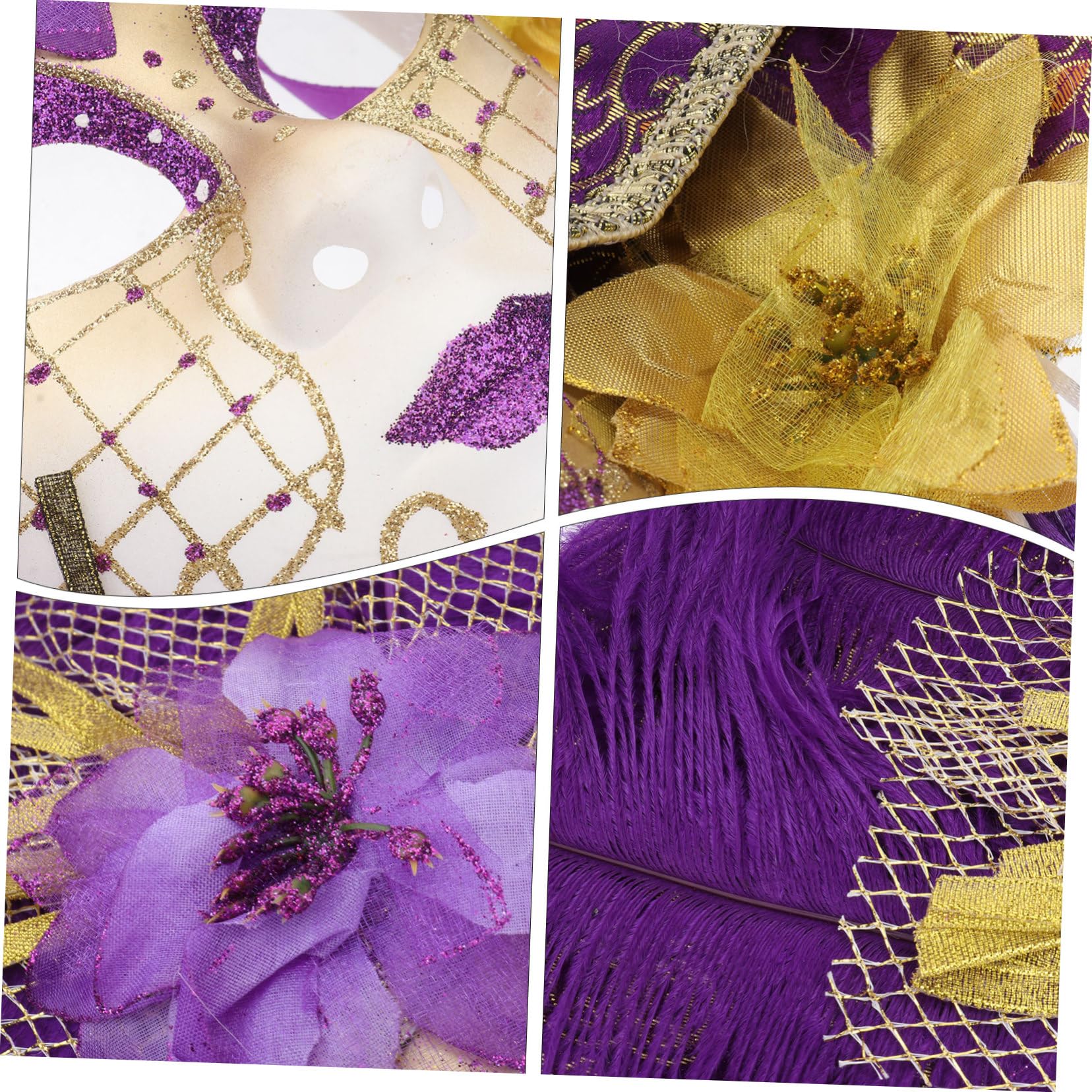 BESPORTBLE Máscara Veneciana De Europeo Sombrero Completa Para Mujer Para Accesorios De Decoración y Cosplay De Disfraz