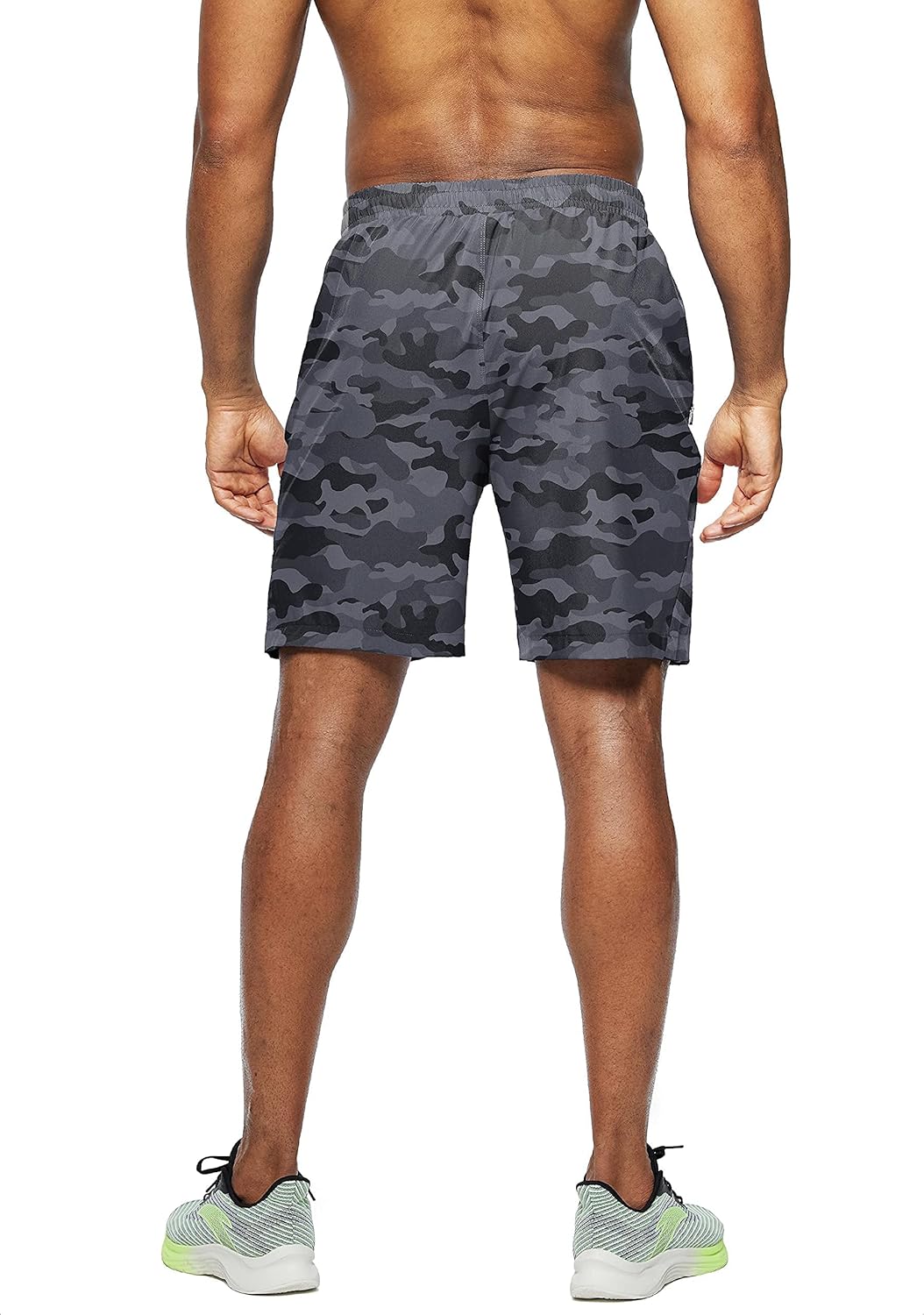 Pudolla Men's Workout Running Shorts 7"/5"/9" Lightweight Gym Athletic Shorts for Men with Zipper Pockets - Image 3