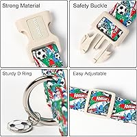 Vista 129 de DOGWONG Collar de perro Airtag de algodón y cáñamo, collar resistente para perros con soporte para Airtag, collares verdes para perros pequeños