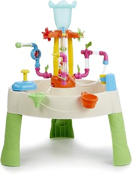 little tikes Fountain Factory Water Table - Outdoor Garden Toy, Safe & Portable Kids Table - Sensory Toy for Garden Games, Encourages Creative Play, For Ages 24 Months+