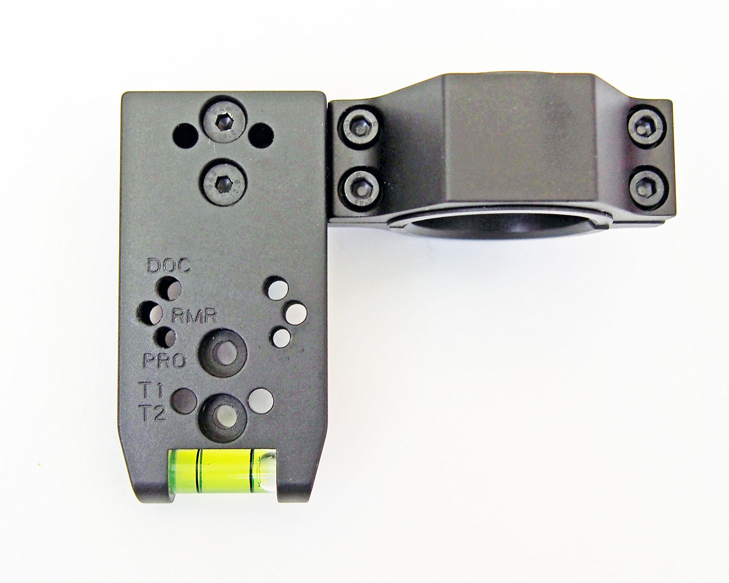 DLP Tactical 1” / 25mm / 30mm Scope Ring Adaptor with Bubble Level for RMR/Aimpoint T1 T2 / Docter Sight