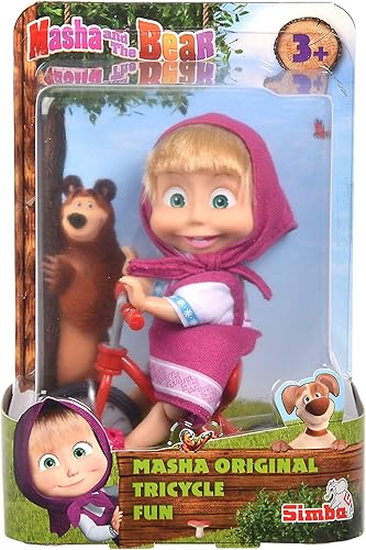 Miniatura 3 de Simba Masha and The Bear Masha - Diversión original de triciclo juguetes para niños a partir de 3 años multicolor 0