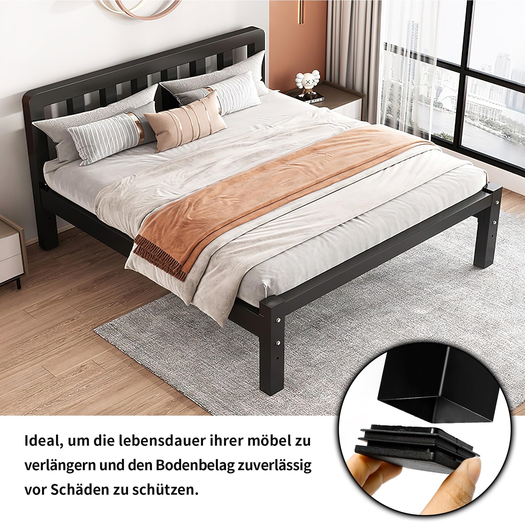 Tappi lamellari quadrati 50 x 50 mm, per tubi quadri, 12 tappi terminali in plastica, per profili in alluminio, sedie e scaffali, nero