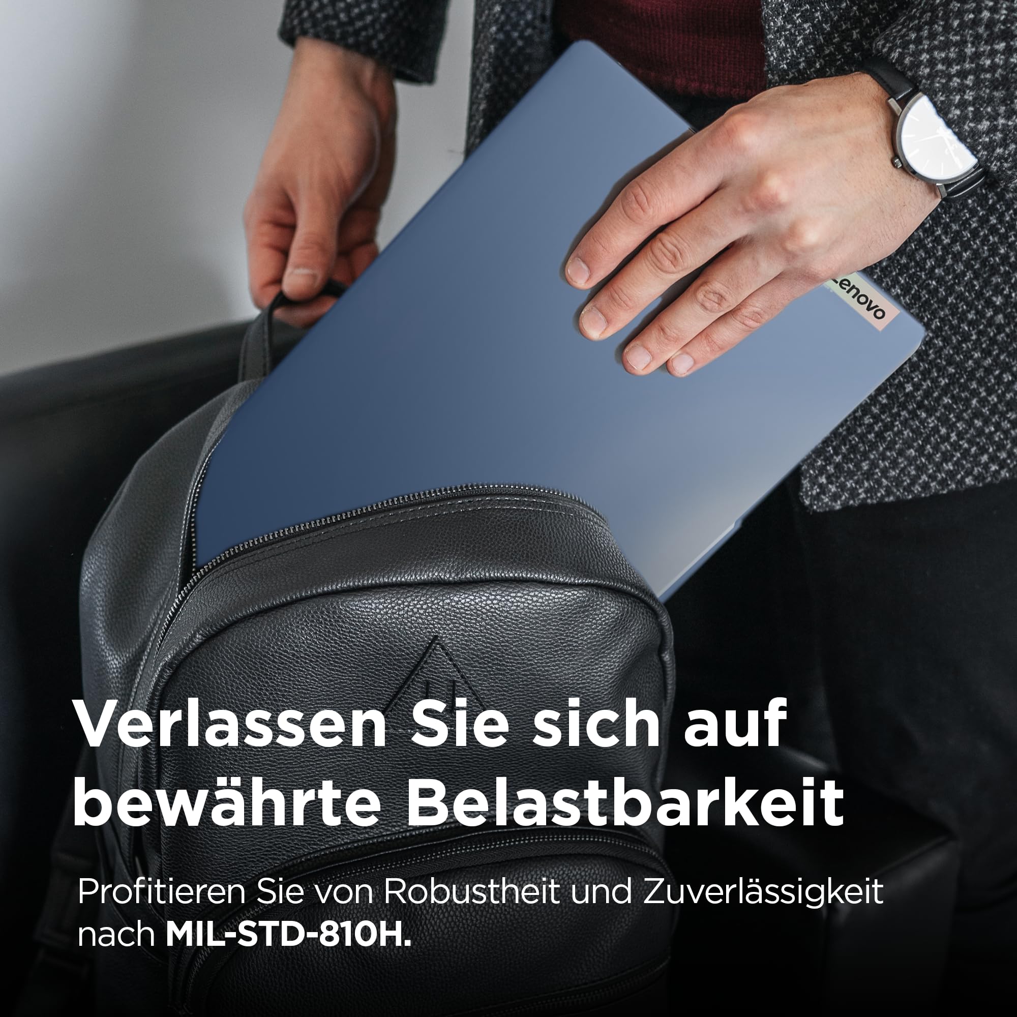Lenovo IdeaPad Slim 3 Laptop | 15.6" FHD Display | AMD Ryzen 3 7330U | 512GB SSD | 8 GB RAM | AMD Radeon Grafik | QWERTZ | Windows 11 | Abyss Blue | 3 Monate Premium Care