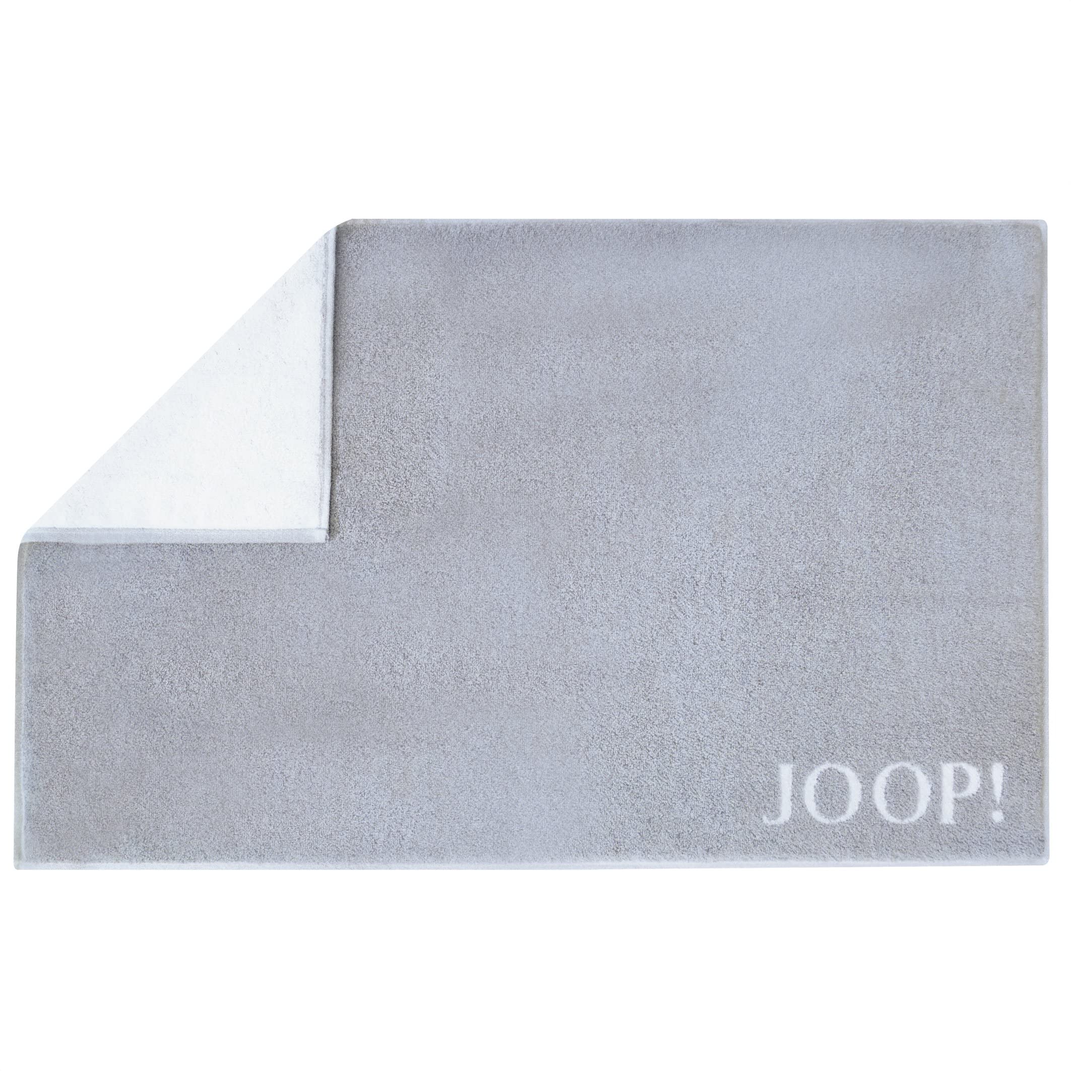 Joop! Badematten Classic Doubleface 1600 Silber-weiß - 76