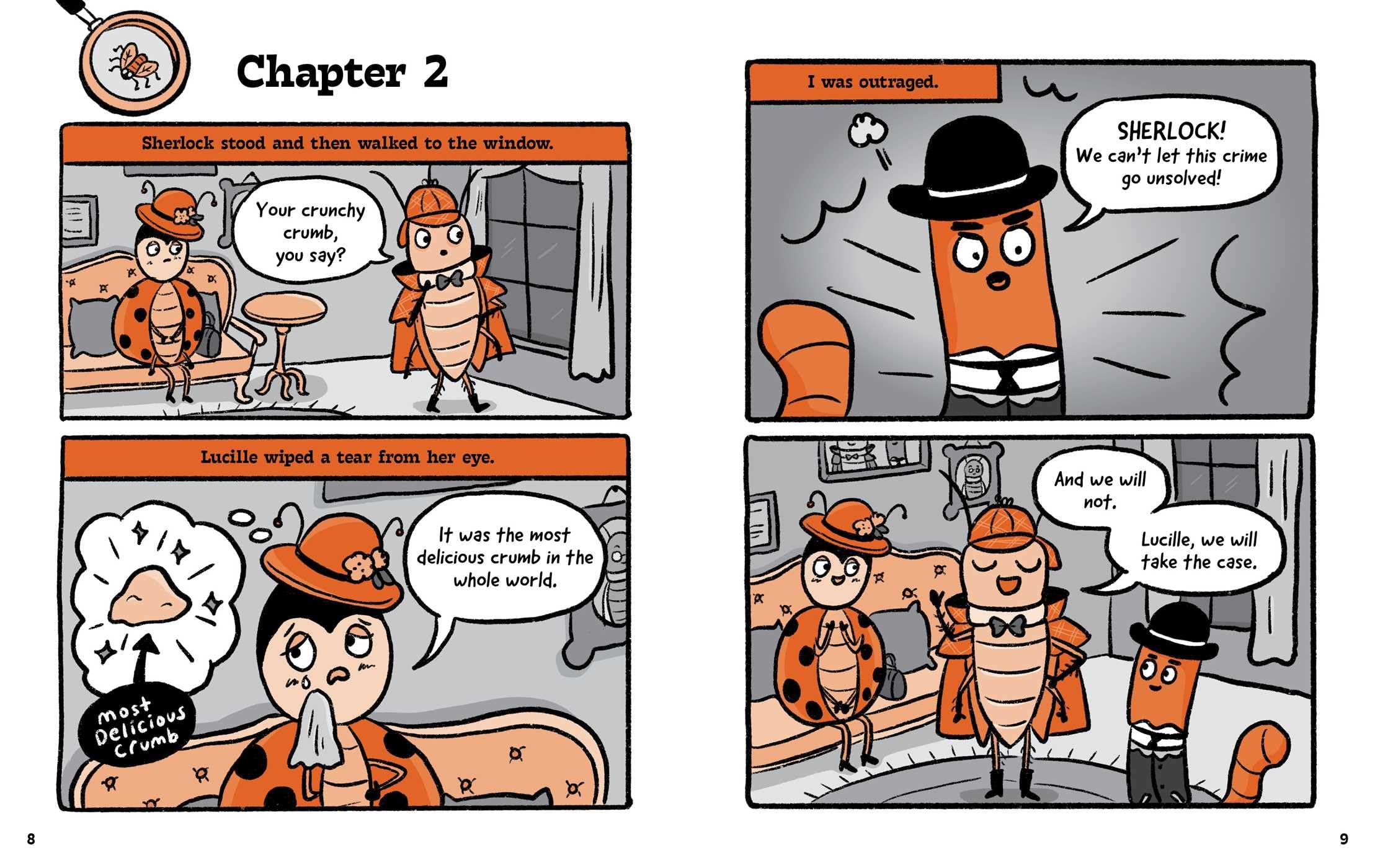 Sherlock Roach and the Case of the Crunchy Crumb: A Star Chapter Book