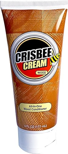 Crisbee Acondicionador todo en uno de madera crema, fabricado en Estados Unidos, mezcla de aceitecera para bloques de carnicero, tablas de cortar,