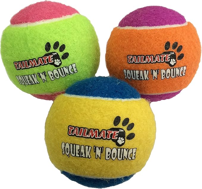 Amazon 犬用テニスボール 犬 噛むおもちゃ 知育玩具 音の出るおもちゃ 3個入 グループ1 Tailmate ボール 通販