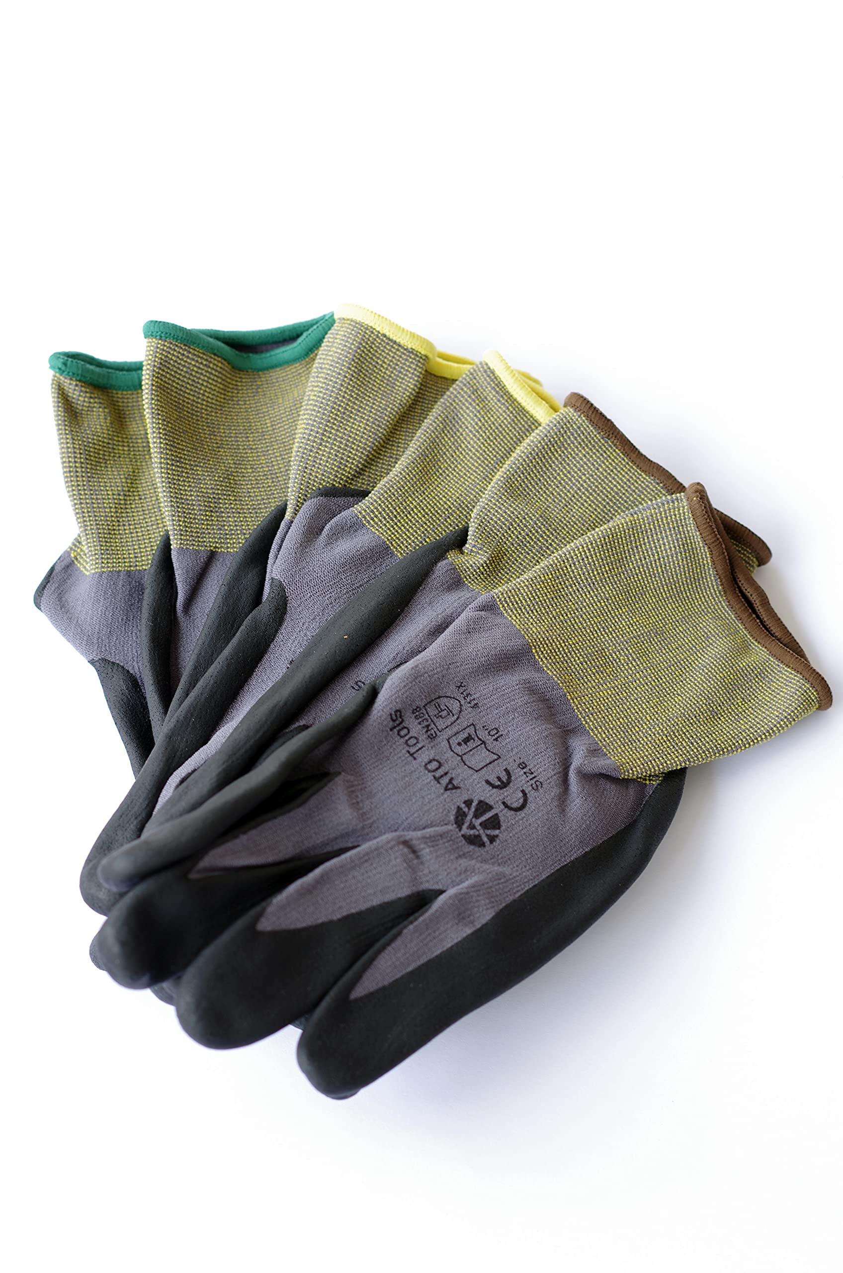ATO Tools SuperFlex - Guantes de trabajo (nitrilo, nailon, 9 L, 24 pares)