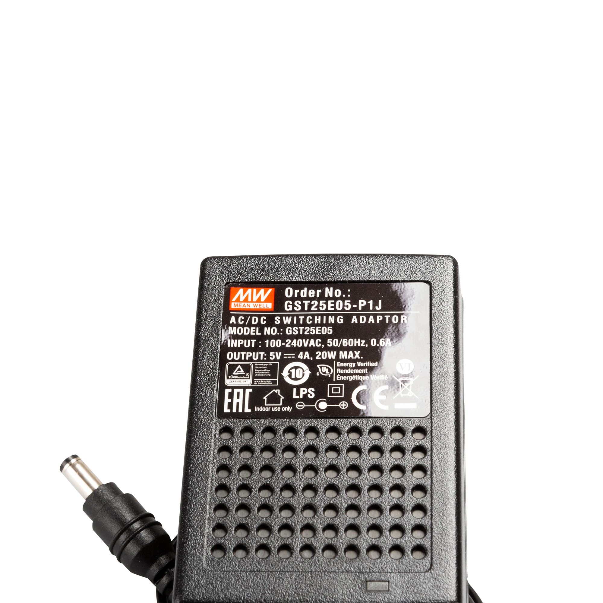 Bloc dalimentation à Tension Fixe Mean Well GST25E05-P1J Sortie N/A 4000 mA 20 W 1 pc(s)