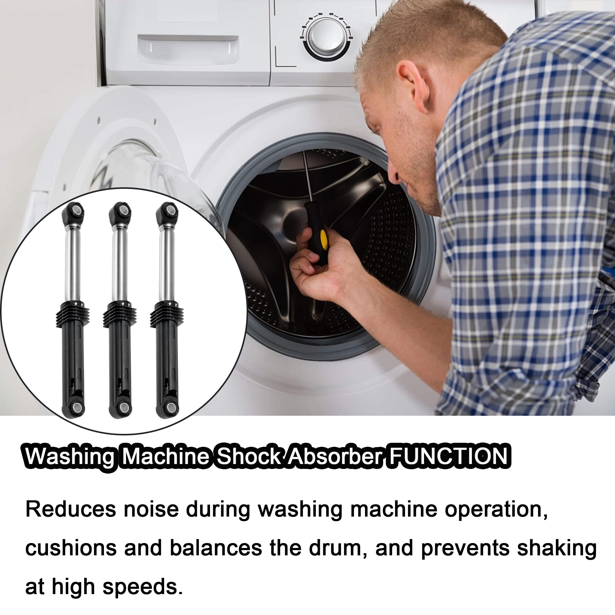 ACV72909503 ACV72909501 Washer Shock Absorber Fit for LG Kenmore Elite — Amazon image 3