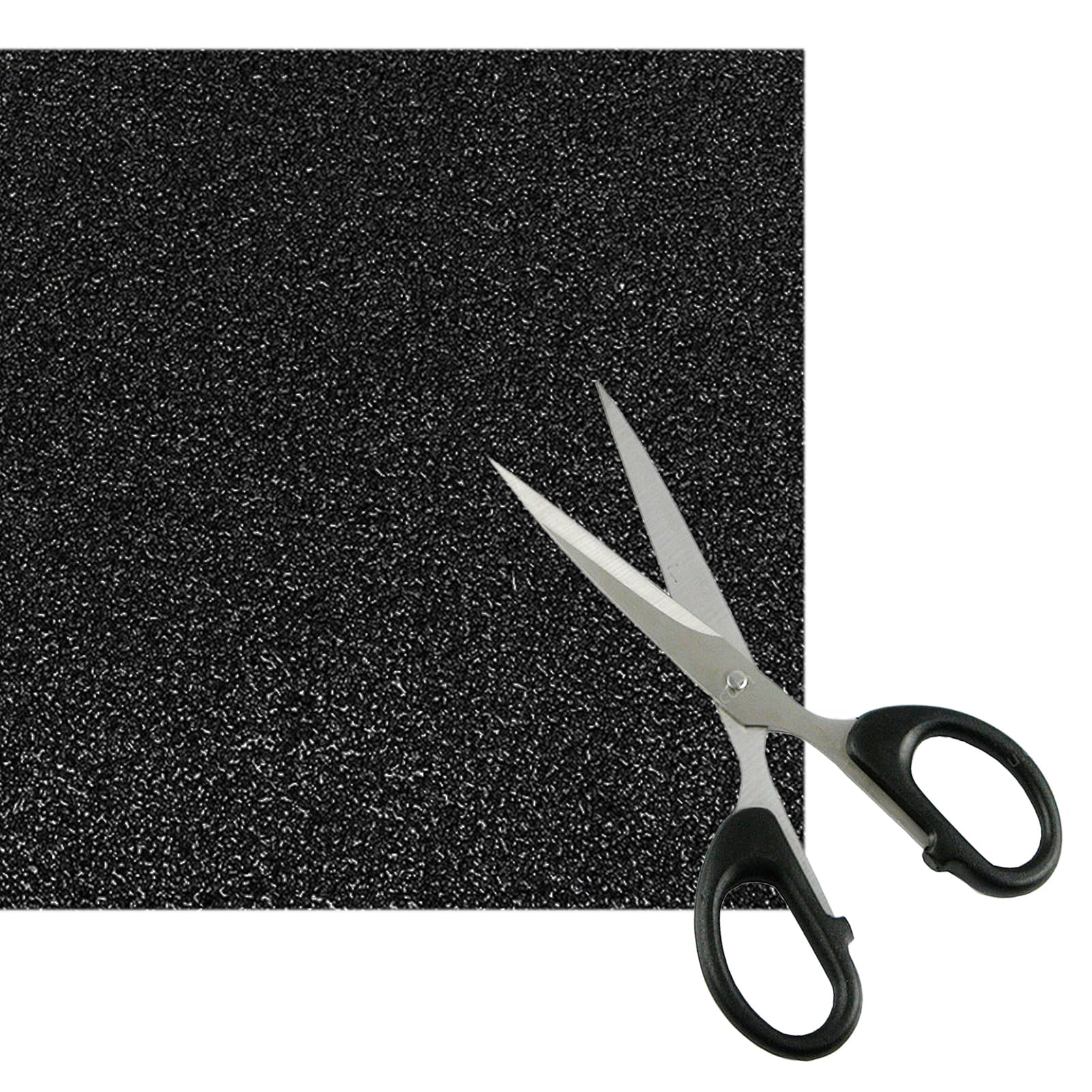 81x21cm Skateboard Grip Tape,Bande antidérapante pour skateboard, Imperméable,pour planche à roulettes,scooter,longboard, Pédale(Noir)