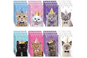 24 Pcs Cat Animal Mini Notebooks for Kids Party Favors