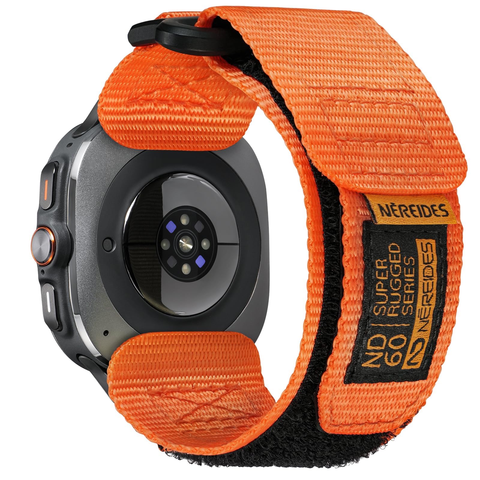 Nereides Watch Band Compatible with Samsung Galaxy Watch Ultra 2 47mm(2024/2025) for Men Women, Nylon Sports Adjustable Replacement Strap for Galaxy