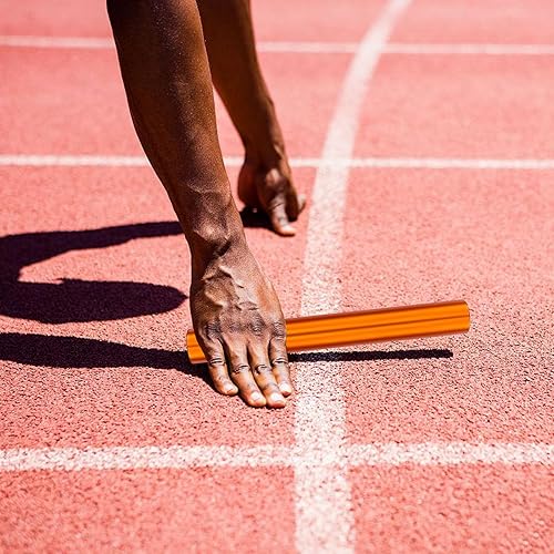 Miniatura 9 de Flylin Batón de relé, bastones de aluminio para atletismo, bastones de relé de campo, bastones de correr para carreras y deportes al aire libre