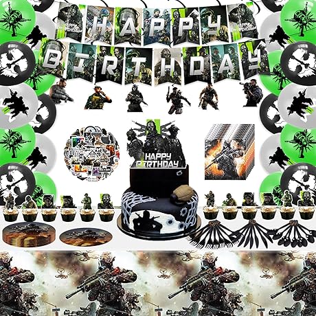 Epic Call of Duty Party Decorations for Unforgettable Gaming Celebrations
