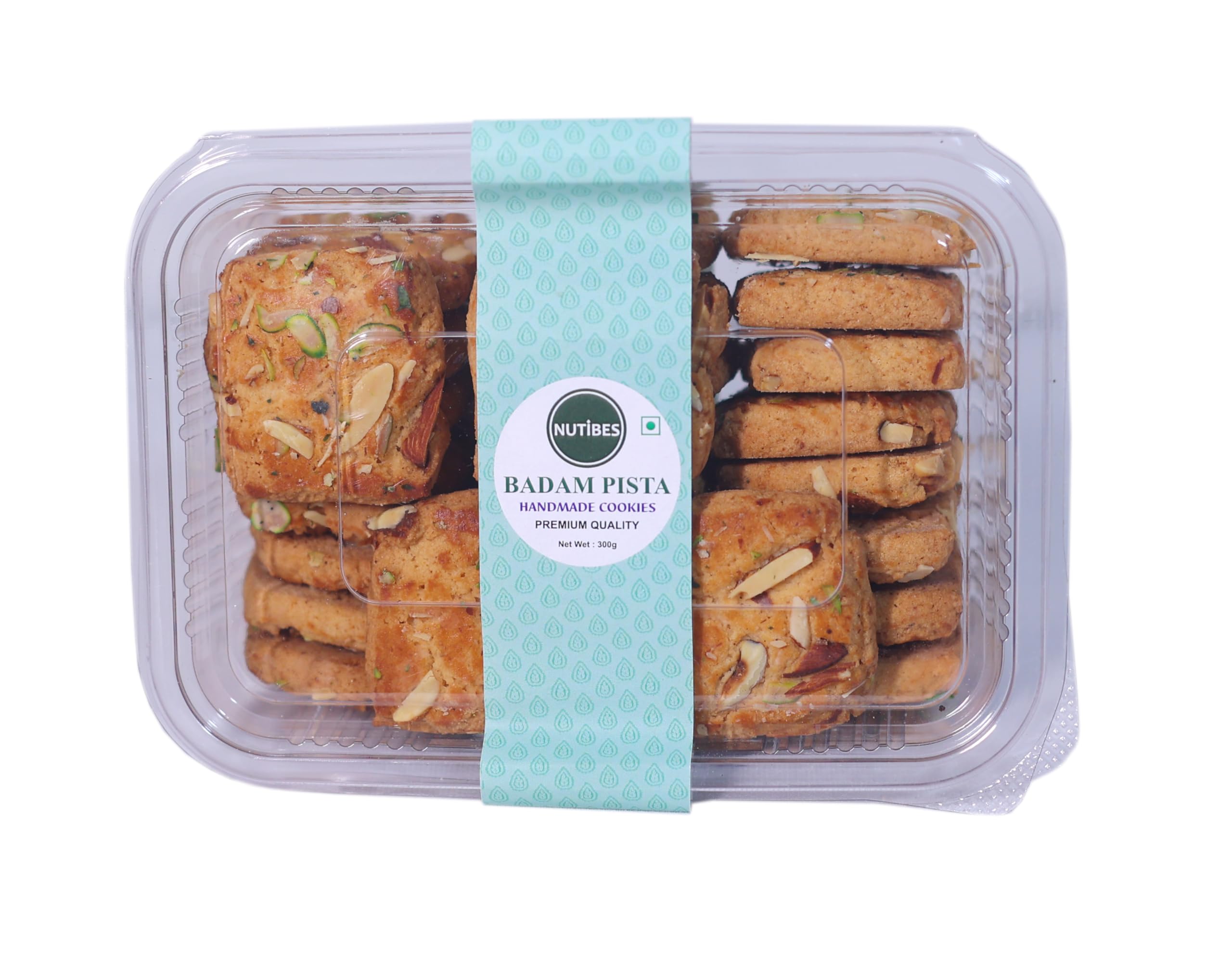 Nutibes Handmade Crunchy Badam Pista Cookies | Biscuits Ghee Butter Snack for Adults Kids Tasty Healthy Snacks Biscuits for Tea And Coffee (300 Gm) Pack of 2 (B0D73TMJNW) Amazon Price History, Amazon Price Tracker